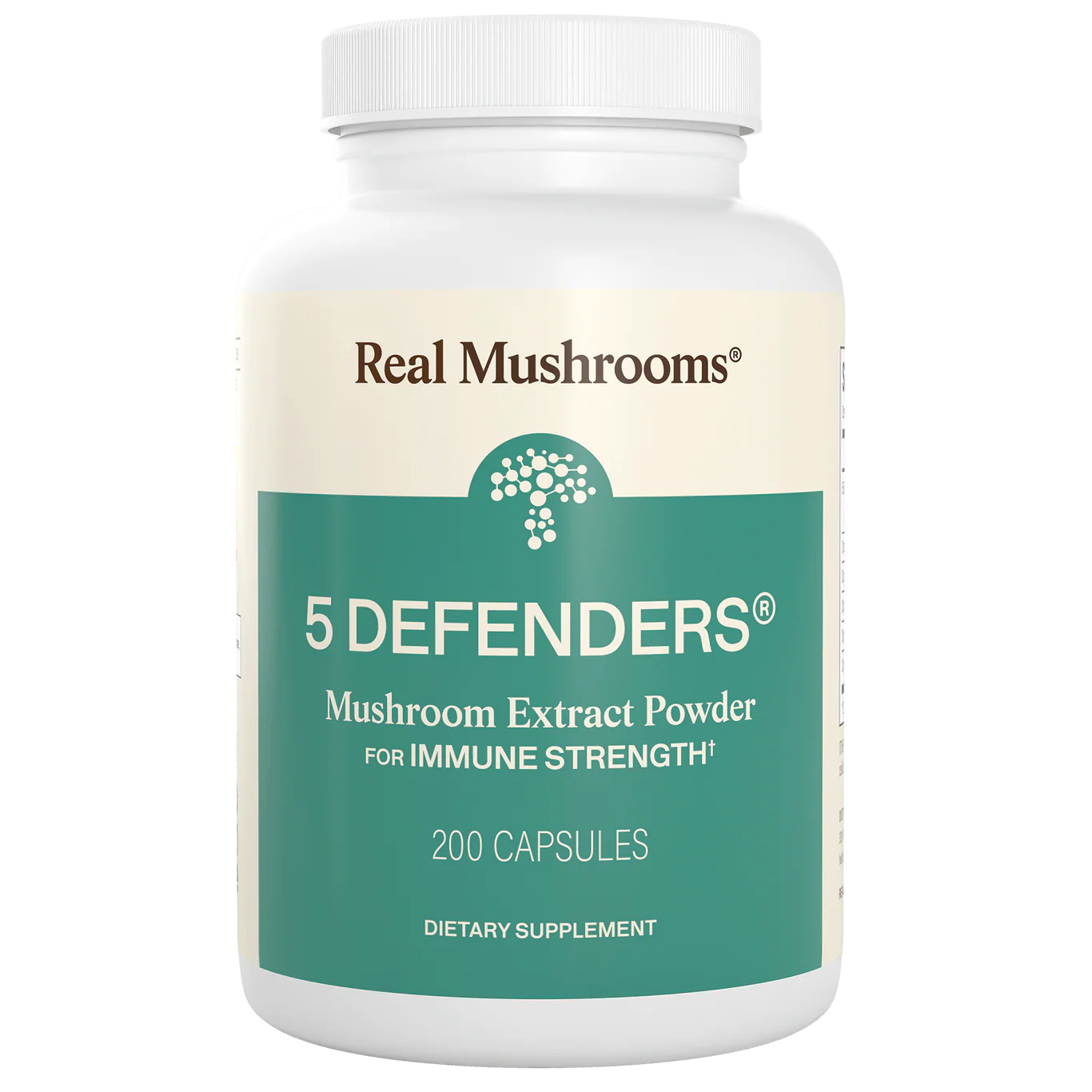 Real Mushrooms® 5 Defenders® Organic Mushroom Blend Capsules