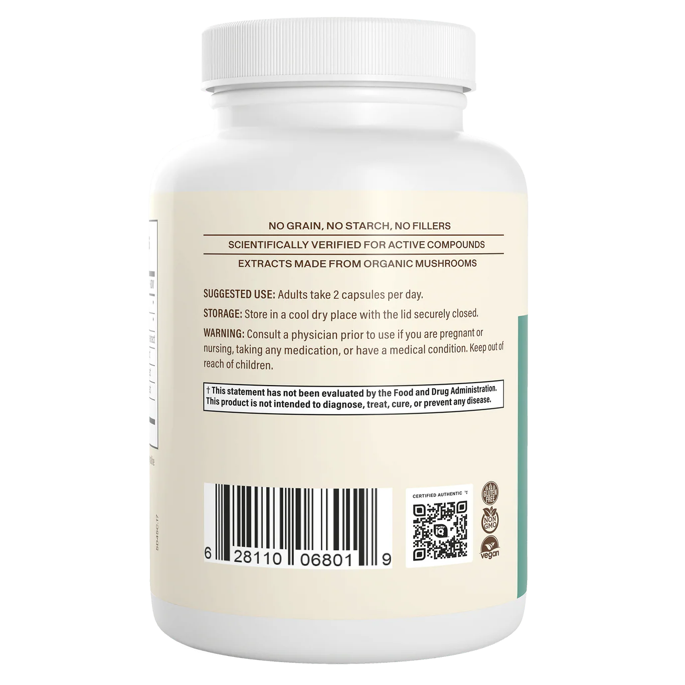Real Mushrooms® 5 Defenders® Organic Mushroom Blend Capsules