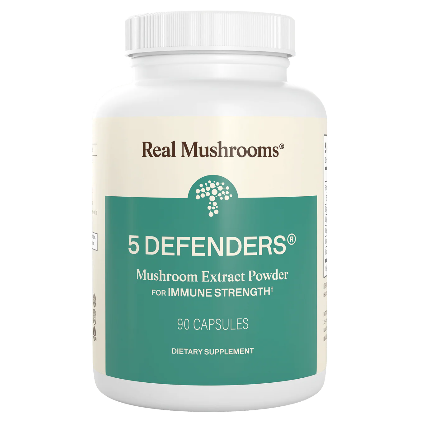 Real Mushrooms® 5 Defenders® Organic Mushroom Blend Capsules