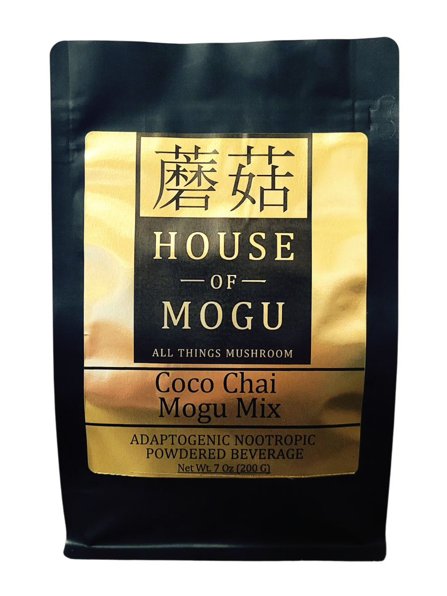 Coco Chai Mogu Mix, Adaptogenic 7-Mushroom Blended Powdered Drink