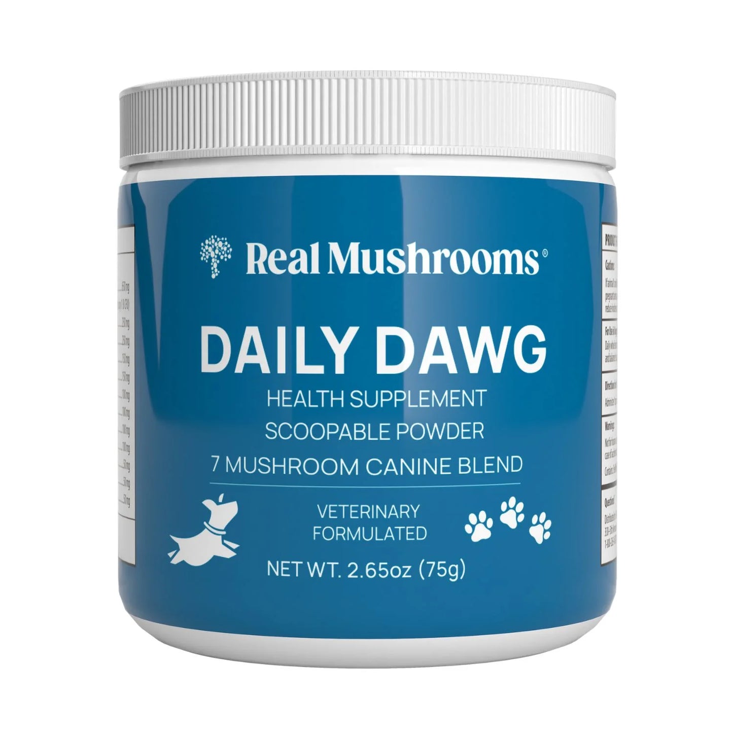 Real Mushrooms Daily Dawg for Dogs | Vet-Formulated Mushroom Powder