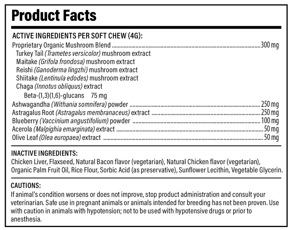 Mushroom Immune Soft Chews for Pets | House of Mogu