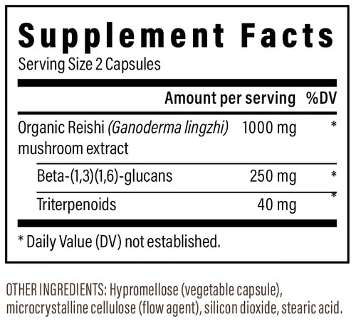 Real Mushrooms Reishi - 90 & 200 Capsule Bottles