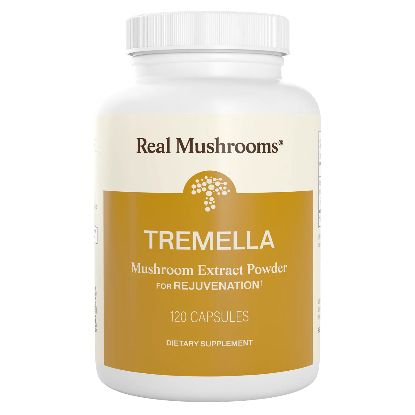 Real Mushrooms Tremella - 120 & 300 Capsule Bottles